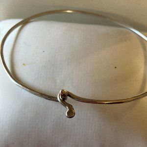 Retired James Avery hook on sterling silver bracelet